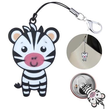 Imagem de Conjunto de chaveiro abridor de abas de animais fofos, design de caranguejo de raposa, identificador de bebida (8)