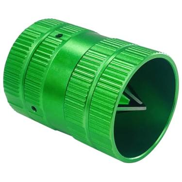 Imagem de Socpuro Ferramenta de rebarbação de PVC com alargador interno-externo, diâmetro externo de 6 mm a 3,5 cm para tubos de cobre e alumínio PVC PPR (verde)