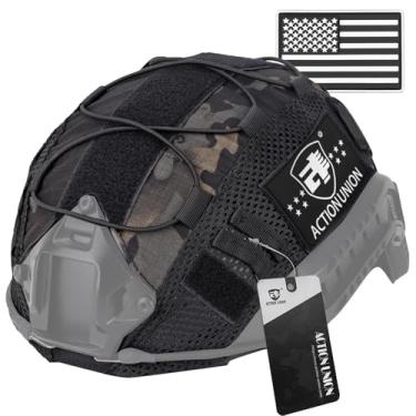 Imagem de ACTIONUNION Capa de capacete tático Airsoft para capacete PJ/BJ/MH (BCP)