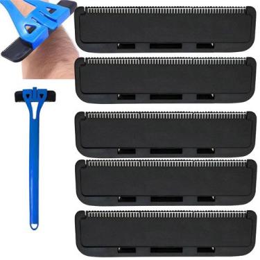 Imagem de Lamina de Reposiçao para Depilador Kit 5 Unidades Aparador Costas Braç