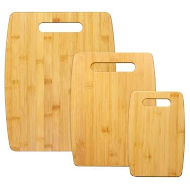 Imagem de Totally Bamboo Conjunto de tábua de corte de bambu de 3 peças, 1 EA, marrom