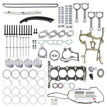 Imagem de labwork Kit de substituição completo de revisão do motor para Buick Encore 1.4L Turbo DOHC motor de 16 válvulas 2013-2016 HSCV001 55577096