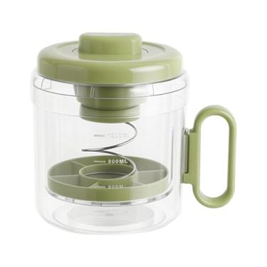 Imagem de Bothyi Coador de Iogurte com Tampa, Fabricante Rápido de Iogurte, Alça Ergonômica com Pano para Queijo, Leite de Nozes, Iogurte Grego Espesso, Verde