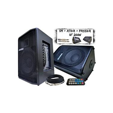 Imagem de KIT CAIXA DE SOM 10P 200W DATREL BLUETOOTH PROFISSIONAL
