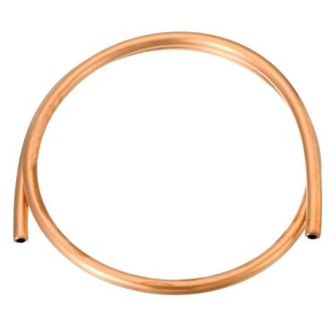 Imagem de MECCANIXITY Tubo de cobre T2 0,24 polegadas ID x 13/32 polegadas OD x 3,28 pés, 99% cobre puro tubo de refrigeração tubo de bobina flexível sem costura para sistema HVAC, ar condicionado, geladeira