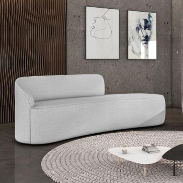 Imagem de Sofá 4 Lugares Orgânico 220 cm Morgan Linho D03 - D'Rossi - DRossi, Ci