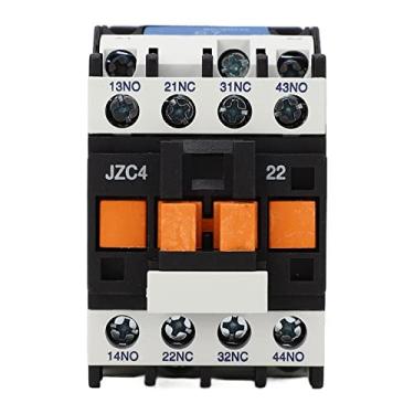 Imagem de Contator CA Trifásico de 2 Polos 2NO 2NC Relé Intermediário Elétrico Com Caixa de Plástico para Distribuição de Energia (24V)