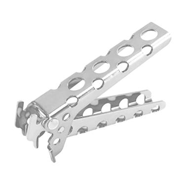 Imagem de Hot Pan Bowl Gripper Clips Alumínio Anti -escaldante Retriever Tongs Grampos portáteis de panelas portáteis para camping e cozinhar em casa (Prata)