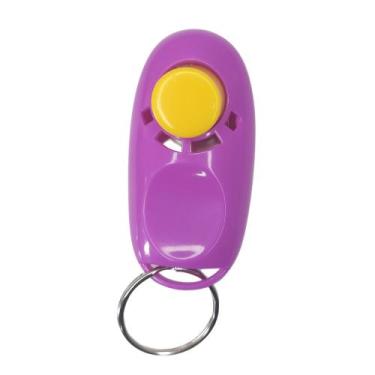 Imagem de Clicker Adestramento E Treinamento Para Cães E Gatos - Roxo - Nyp