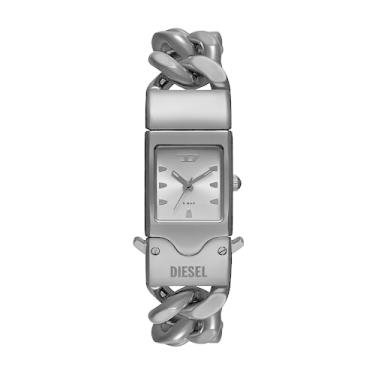 Imagem de Diesel Relógio masculino de aço inoxidável com três ponteiros Closer (modelo: DZ2227)