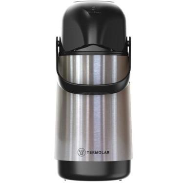 Imagem de Garrafa Térmica Quente E Fria 500ml Inox Café Chá Termolar, 500ml, Ino
