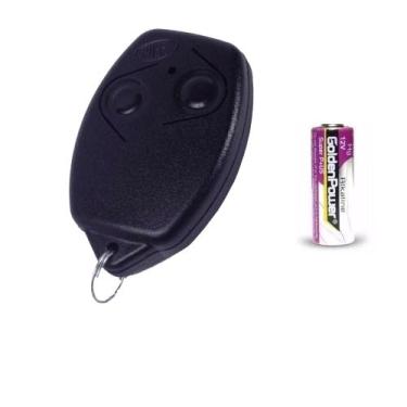 Imagem de 80 Controle Portão 2 Canais Eletrônico Rossi Original 433mhz Preto