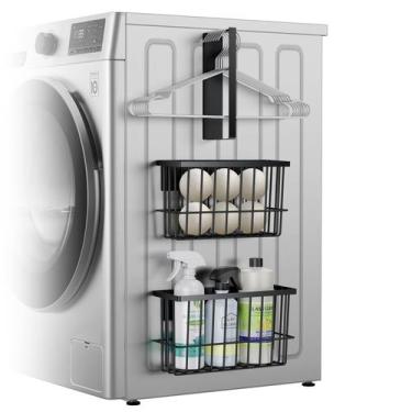 Imagem de Suporte de bolas para secador magnético de lavanderia e caixa de fiapo