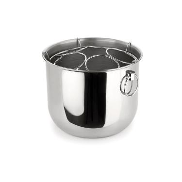 Imagem de Champanheira Aço Inox 12L Para 5 Garrafas Espumante redonda