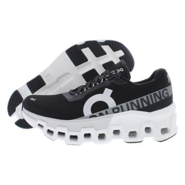 Imagem de On Tênis Feminino Cloudmonster 2, Tamanho 8, Cor: Preto/Preto-Gelo