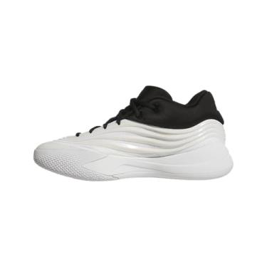 Imagem de adidas Tênis de basquete unissex adulto Dame X, Zero metálico/preto/verde, 14.5 Women/13.5 Men
