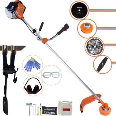 Imagem de Roçadeira Aparador de Grama Terra GR520-XP À Gasolina Motor 2 Tempos 5