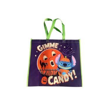 Imagem de Legacy Licensing Partners Disney Stitch From Lilo and Stitch Movie Halloween Colecionável Gigante Extra Grande 66 cm Sacola reutilizável