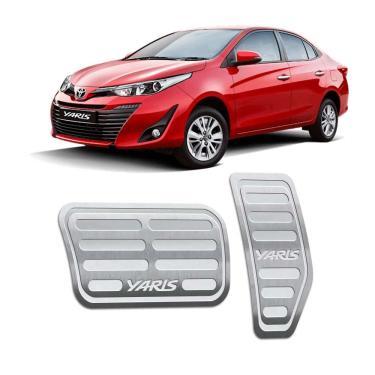 Imagem de Pedaleiras Automático Toyota Yaris 2018 2019 Prata