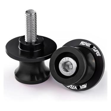 Imagem de BYYINGSUS Acessórios de motocicleta Parafusos de suporte deslizante de carretel de braço oscilante compatíveis com 390 790 1050 1090 1190 890 Adventure ADV 1290 Super Adventure (dois pretos)