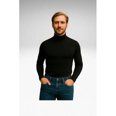 Imagem de Blusa Masculina Cacharrel Suplex Gola Alta Manga Comprida Segunda Pele