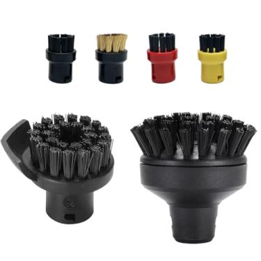 Imagem de Cabeça de escova de esfregão a vapor para SC3, acessórios de escova a vapor para Karcher, escova de limpeza a vapor compatível com peças de reposição para limpador a vapor Karcher SC1 SC2 SC3 SC4 SC5