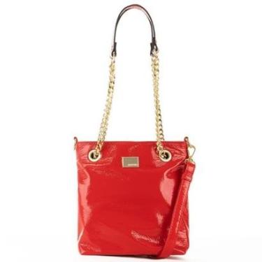 Imagem de Bolsa Feminina Transversal Rafitthy Cabernet Alça Corrente-Feminino