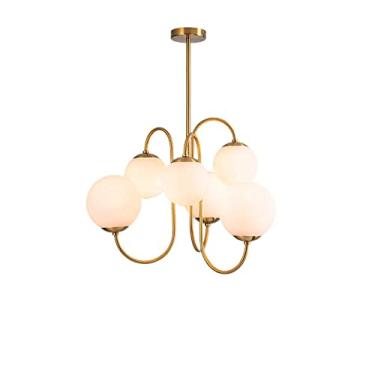 Imagem de Candeeiro suspenso, lustre de vidro design lustre de vidro lustre de leite pub moderno restaurante lustre de quarto decoração de interiores candeeiro de teto iluminação candeeiros i