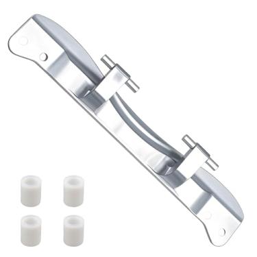 Imagem de RUHUALIFE Dobradiça de porta de lavadora de secadora com tampas de 4 pinos compatível com Whirlpool Amana Maytag Crosley Substituição: W10208415 W10208414
