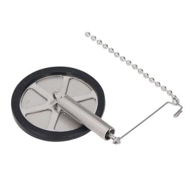 Imagem de VINGVO Despeje sobre o Gotejador de café, Despeje sobre o café Filtro de Reutilizável para Cafeteira de Sifão Colher de para Moído Com Corrente Filtro de de Sifão de Aço Inoxidável para