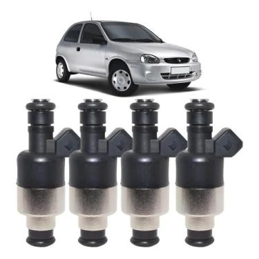 Imagem de 4x Bicos Injetores Corsa 1.6 8v Gasolina 1996 97 98 99 2000 17124782 -