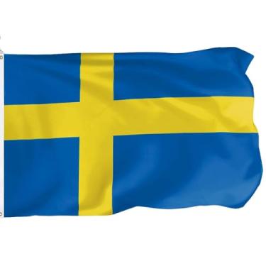 Imagem de Bandeira do país | 9,5 x 1,5 m | Cor vívida e à prova de desbotamento, poliéster 100D impresso, cores vibrantes, ilhós de latão, cabeça de lona de poliéster para ambientes internos e costura dupla com