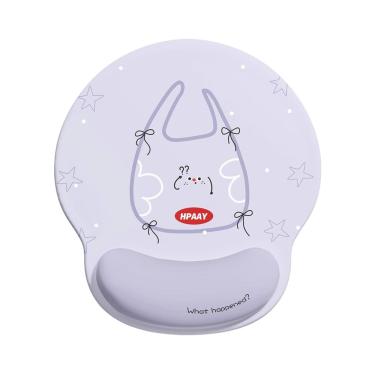 Imagem de Mouse Pad Cute Rabbit com apoio de pulso 18,8 cm x 22,7 cm