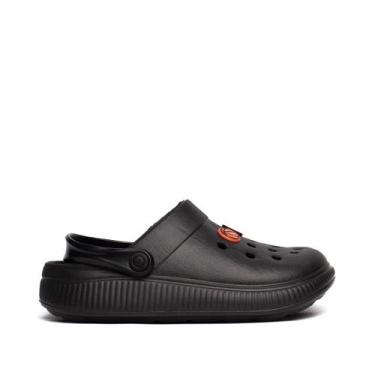 Imagem de Sandália Babuche Infantil Molekinho Pins Decorativos Preto, Preto, 31