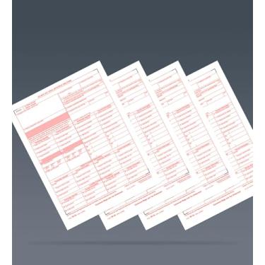 Imagem de Declarações fiscais e salariais corrigidas W-2C 2025, SSA Copy A, 25 formulário W-2 C, compatível com QuickBooks e software de contabilidade, para impressoras a laser ou jato de tinta