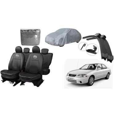 Imagem de Capa de couro +Capa de cobrir + Limpador de para - brisa -Nissan sentra 86-00