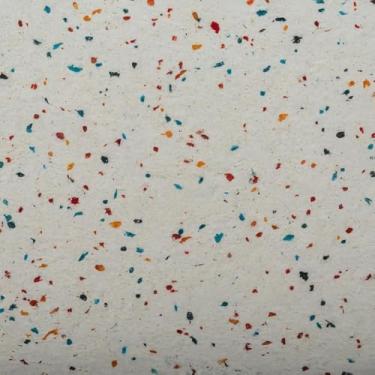 Imagem de Quadro Decorativo Colorido com Estampa Texturizada em Papel Artesanal 50x50cm