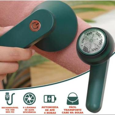 Imagem de Papa Bolinhas Eletrico Tira Pelos De Roupas Removedor Aparador Sem Fio