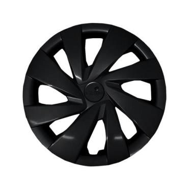 Imagem de 1 calota 462ar-pob aro 14 pressão preto brilhante etios 2022 - GRID CO