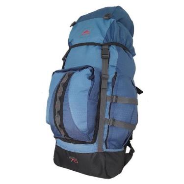 Imagem de 0075 - Mochila Montanha 75 - ul 2 Tons - Trilhas & Rumos