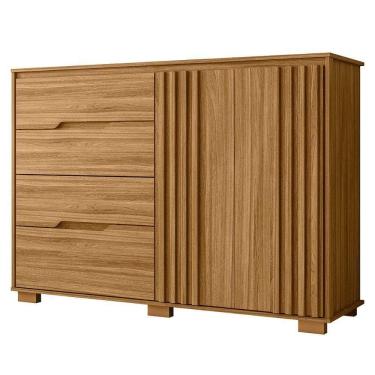 Imagem de Comoda Texas 4 Gavetas 2 Portas 147 Cm Freijo Moval Freijo