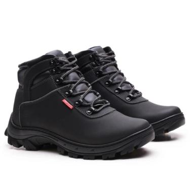 Imagem de Bota Coturno Masculino Dia a Dia Gogowear de Segurança Em Couro EPI CA Alta Qualidade Resistente-Unissex