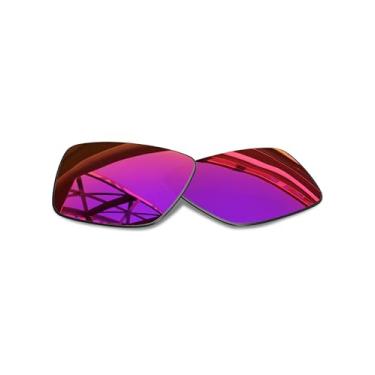 Imagem de SmartVLT Lentes de substituição masculinas Midnight Sun para óculos de sol Oakley Eyepatch 2 OO9136