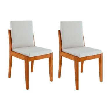 Imagem de Kit 2 Cadeiras De Cozinha Lady i Natural - Nesher