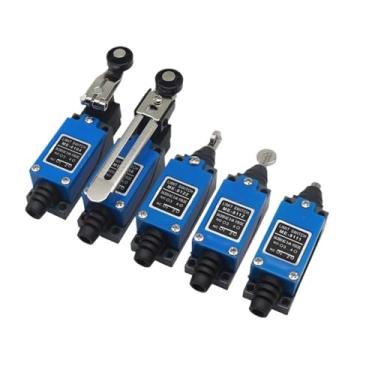 Imagem de Mini interruptor de limite rolo ajustável rotativo, AC250V 5A, NO NC, controle elétrico para automação(ME-8169)