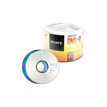 Imagem de DVD-R SONY 4.7GB COM LOGO 50 UNIDADES