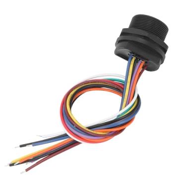 Imagem de LiebeWH Painel de Conector USB3.0 Tipo de Rosca 5,0 Gbps IP67 Soquete Resistente à água Com Cabo de 0,2 M Extensão de Montagem Fêmea 0,5A Conexão Estável de Alta Velocidade para Motocicleta, Barco e