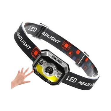 Imagem de Lanterna De Cabeça LED Recarregável De 1200 Lúmens À Prova d'Água Com 