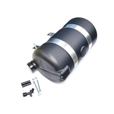 Imagem de Barrica dagua redonda plastica 26 lts preta c/sup.aluminio u - BEPO