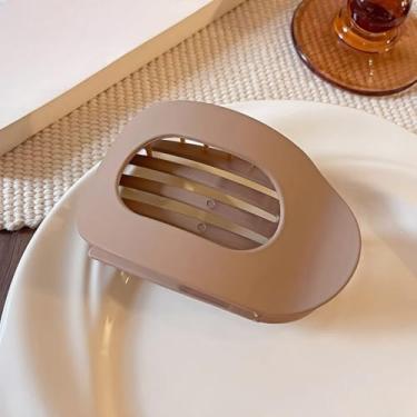 Imagem de Grampos de cabelo planos para mulheres e meninas grampos de garra plana presilhas de cabelo bico de pato para cabelo grosso/fino (Maillard)